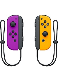 Manette Joy-Con Gauche & Droite Pour Nintendo Switch - Neon Violet Et Orange